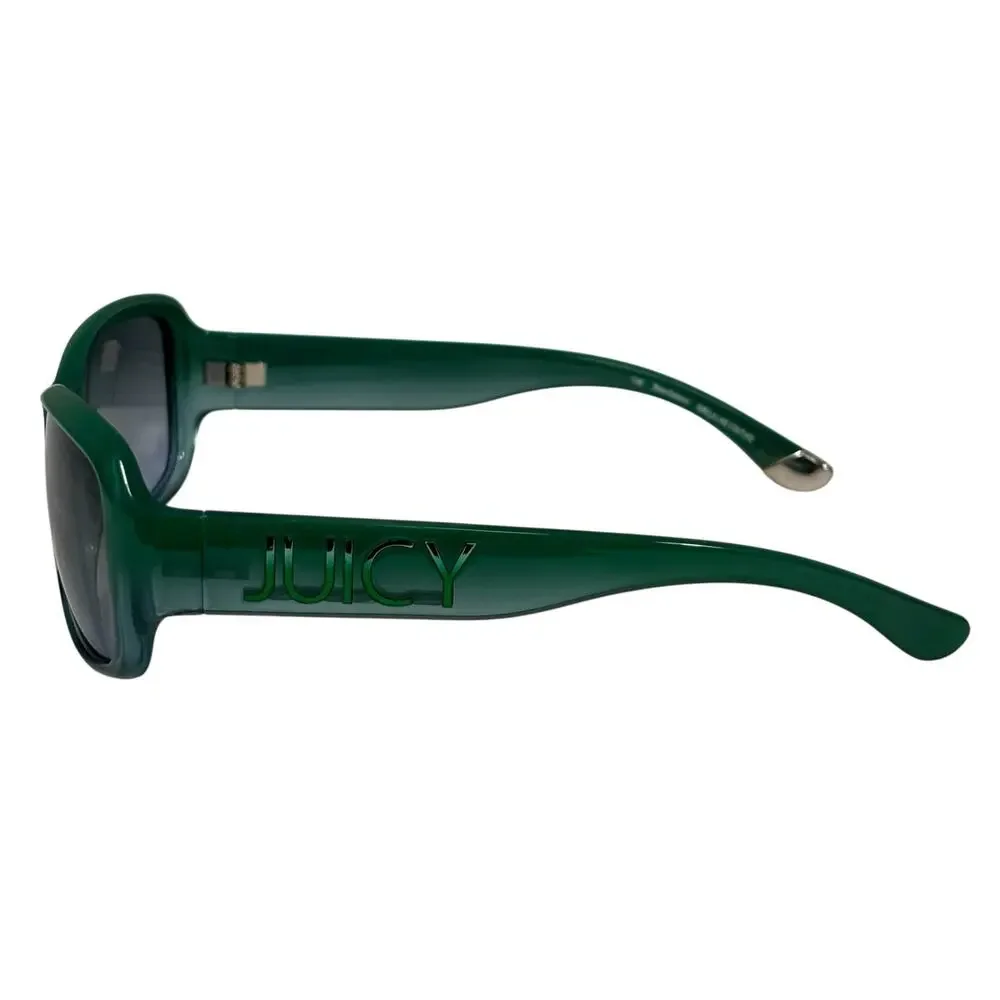 Juicy Couture Green Smells Like Couture Vintage Y2K Sunglasses Womens 57-17 135